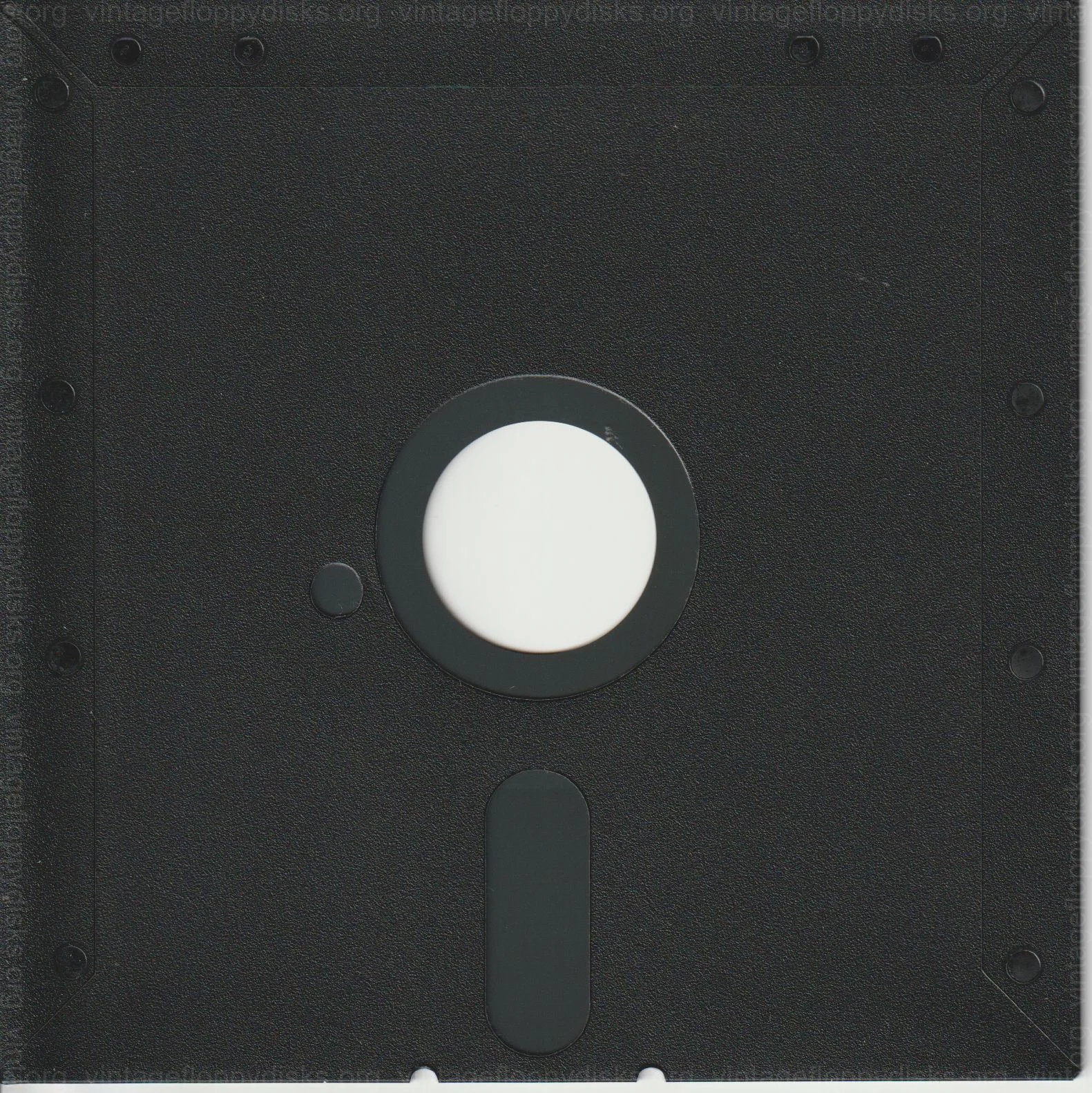 a vintage software disk from DTK Computer. Software title: Utility Diskette 1 Version 1.20 - Back