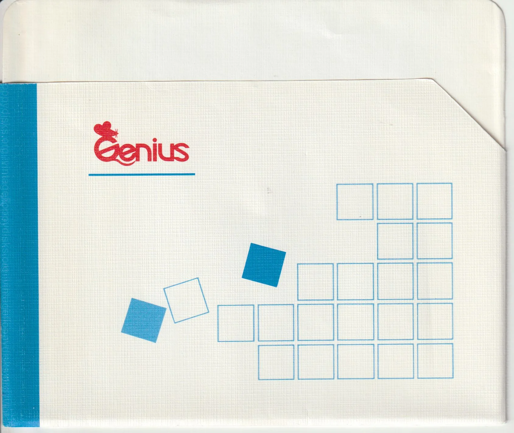 a vintage floppy disk sleeve from Genius. Cat. no.: G7-525-001 - Front