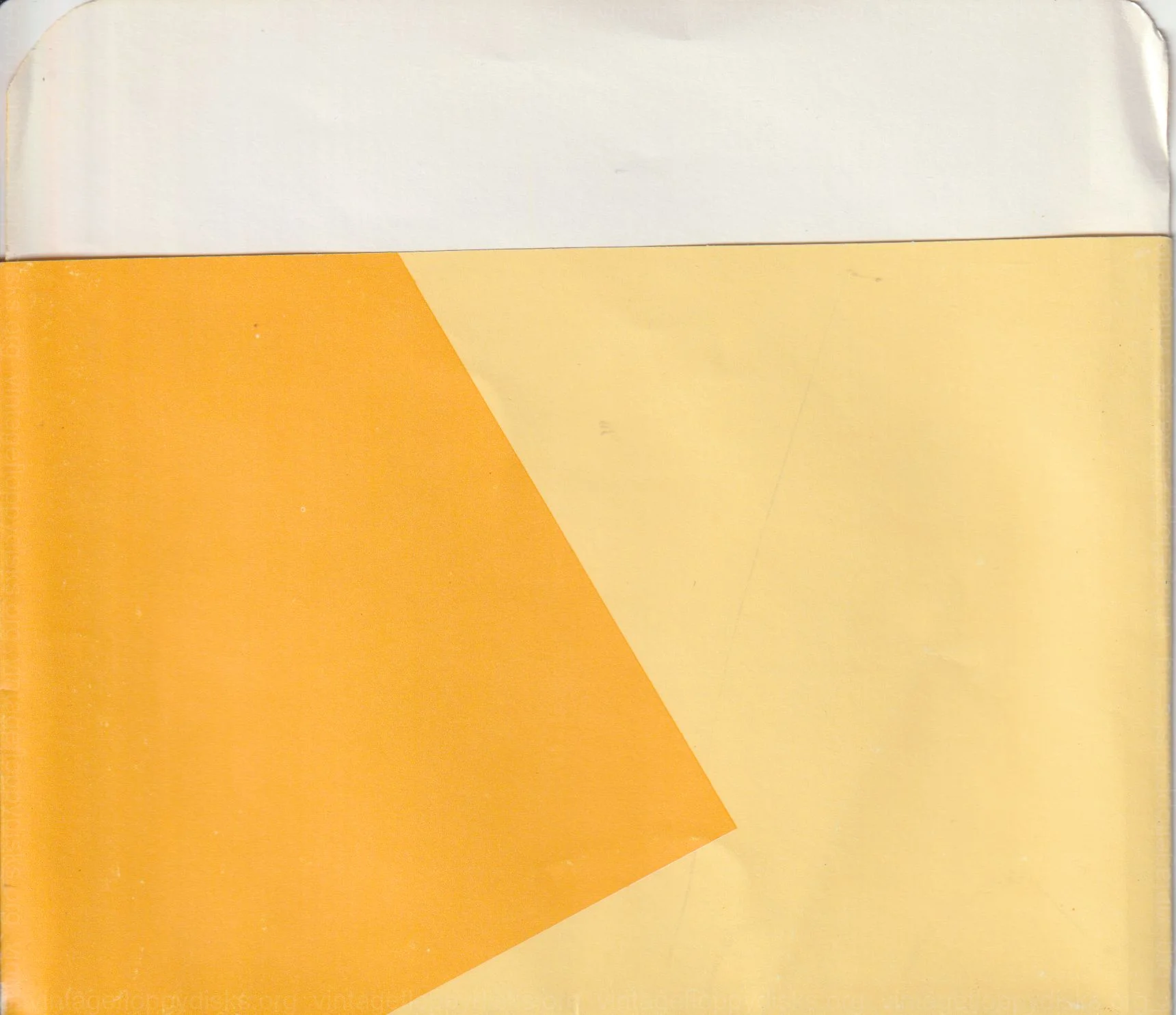 a vintage floppy disk sleeve from Generic. Cat. no.: XX-525-006